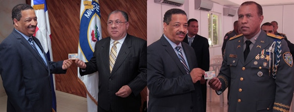 Ministro Interior y Policía y Jefe Policía Nacional destacan utilidades nueva cédula para lucha por seguridad ciudadana