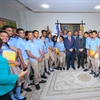 Rosario Márquez recibe visita del Ministro de Educación, Arquitecto Andrés Navarro, para tratar Carnetización Estudiantil
