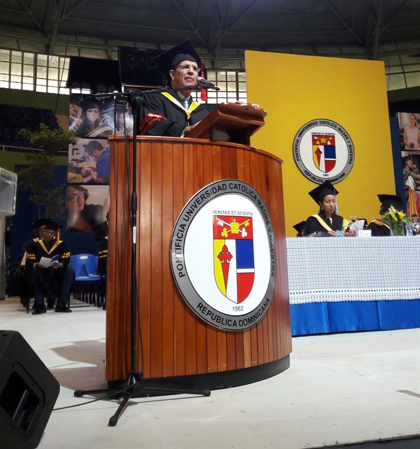 Discurso pronunciado por Julio César Castaños Guzmán, Presidente de la Junta Central Electoral, en la sexagésima segunda Graduacion PUCMM