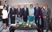 JCE sostiene reunión de trabajo con representantes de la Comisión Interamericana de Derechos Humanos
