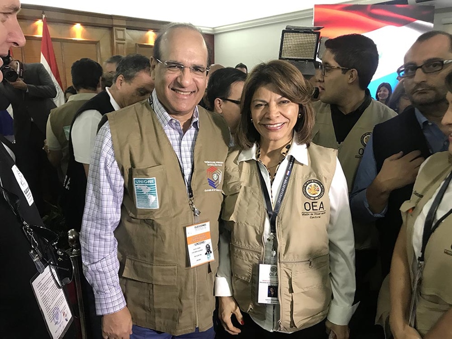 Castaños Guzmán observa elecciones presidenciales de Paraguay