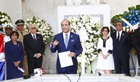 JCE realiza Ofrenda Floral ante el Altar de la Patria por 175 Aniversario Independencia Nacional