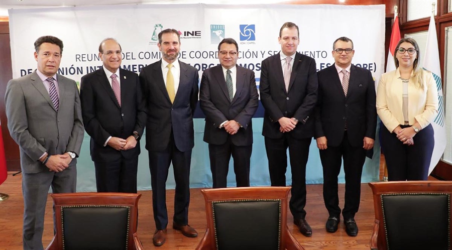 Presidente JCE participó en Reunión del Comité de Coordinación y Seguimiento de UNIORE celebrada en México