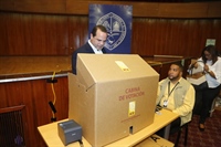 JCE realiza elecciones generales de autoridades de FAPROUASD con implementación de Voto Automatizado