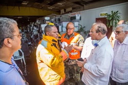 Presidente JCE informa incendio fue sofocado gracias a eficacia del Cuerpo de Bomberos