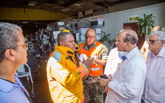 Presidente JCE informa incendio fue sofocado gracias a eficacia del Cuerpo de Bomberos