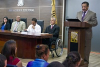 Palabras doctor Roberto Rosario Márquez, Presidente Junta Central Electoral, en Acto Lanzamiento "Manual Buenas Prácticas para inclusión en procesos electorales de personas con discapacidad"