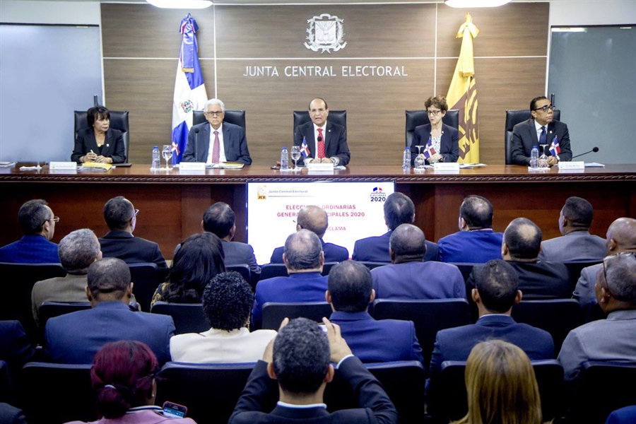 JCE dicta Proclama de elecciones municipales febrero 2020