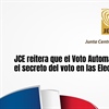 JCE reitera que el Voto Automatizado garantiza plenamente el secreto del voto en las Elecciones Municipales