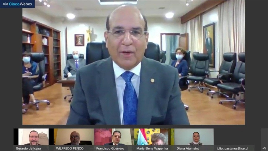 Presidente JCE participa en Foro Virtual: “Elecciones en Tiempos de Pandemia”, organizado por la OEA
