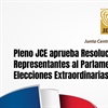 Pleno JCE aprueba Resolución sobre elección de Representantes al Parlamento Centroamericano en las Elecciones Extraordinarias Generales del 5 de julio de 2020