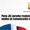 Pleno JCE aprueba resolución sobre el uso de medios de comunicación en el período electoral