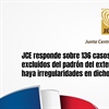 JCE responde sobre 136 casos de dominicanos supuestamente excluidos del padrón del exterior presentados por FP