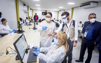 JCE realiza prueba del Centro de Digitación Centralizada que dará soporte a la digitación de las relaciones de votación del exterior
