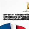 Pleno de la JCE realiza declaración de ganadores de las candidaturas del Nivel Senatorial y al PARLACEN de las Elecciones del 5 de julio para el periodo constitucional 2020-2024
