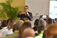 Presidente JCE conversa en Villa la Mata “El rol de la JCE y los valores democráticos”