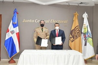 JCE y Ministerio de Defensa acuerdan salvaguardar identidad de los miembros FF. AA