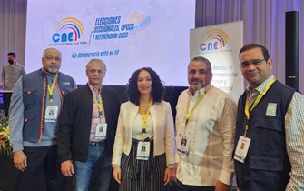 Delegación de la JCE participa en misión de observación electoral en Ecuador