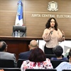 Patricia Lorenzo se reúne con secretarios de Juntas Electorales del este