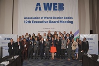 Junta Central Electoral participó en la XII Reunión de la Junta Directiva de la Asociación Mundial de Organismos Electorales (A-WEB)
