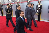Presidente de la Junta Central Electoral asiste a toma de posesión de Rafael Correa