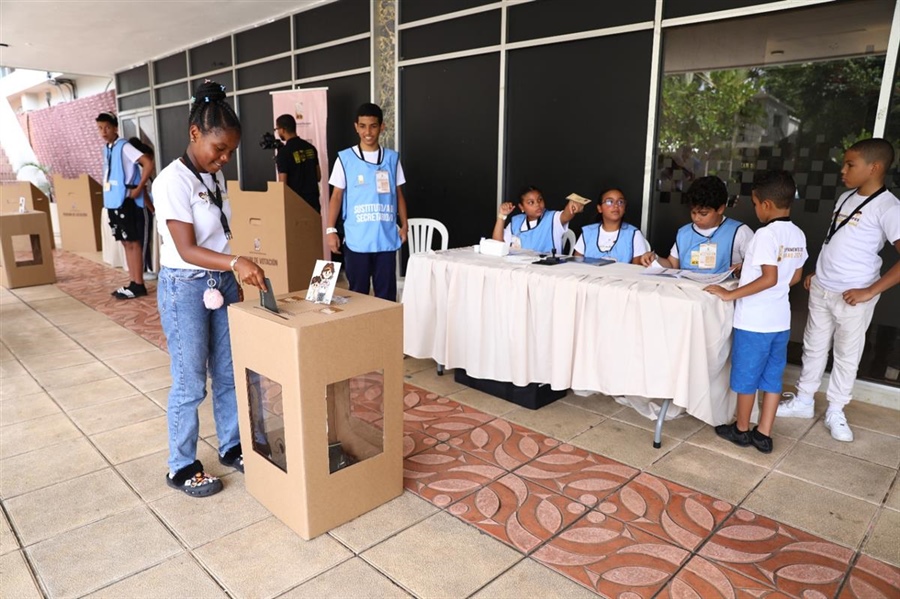 JCE celebra por segunda ocasión elecciones infantiles durante campamento de verano; ganó nueva vez el valor “Justicia” con un 45 %