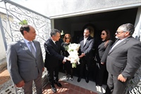 La JCE en su 102 aniversario rinde homenaje póstumo al primer presidente del órgano electoral; remoza panteón de familias Woss y Gil