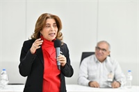 Miembro titular del Pleno JCE dicta conferencia sobre Ley 4-23 en Santiago