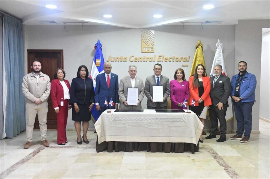 JCE y Cruz Roja Dominicana suscriben acuerdo de cooperación interinstitucional