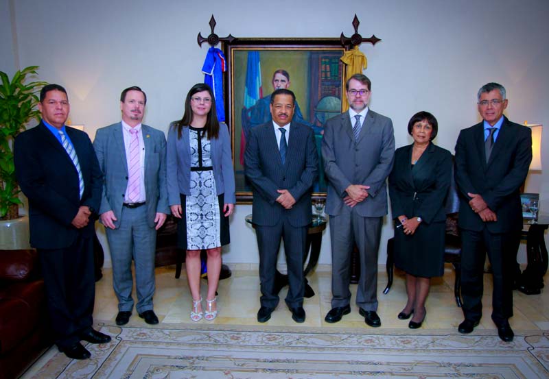 Presidente JCE Rosario Márquez sostuvo reunión con Pdte. Tribunal Supremo Electoral Brasil doctor José Dias Toffoli