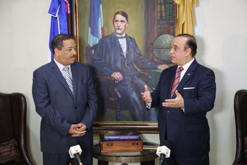 Presidente JCE Rosario Márquez recibió al presidente del PRSC, Ing. Federico Antún Batlle (Quique)