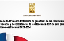 Pleno de la JCE realiza declaración de ganadores de las candidaturas...
