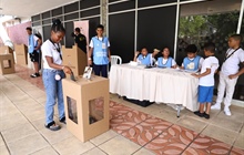 JCE celebra por segunda ocasión elecciones infantiles durante...