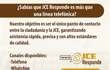 JCE continúa fortaleciendo los servicios a través de su “Centro de...