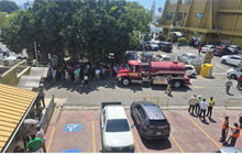 JCE informa pequeño conato de incendio en el edificio de servicios fue...