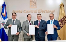 JCE y EMDOC firman contrato para suplir equipos, materiales y...
