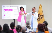 JCE imparte charla sobre prevención de cáncer de mama al personal del...