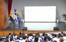 La JCE imparte conferencia sobre la nueva cédula en la Universidad...