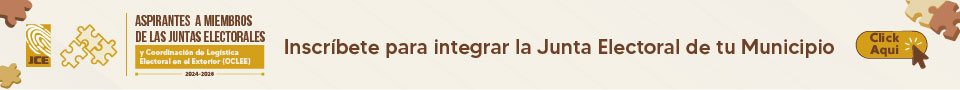 Inscríbete para integrar la Junta Electoral de tu Municipio.